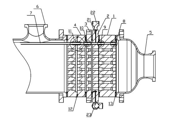 碳化硅換熱器雙側(cè)密封裝置發(fā)明 碳化硅換熱器雙側(cè)密封裝置發(fā)明